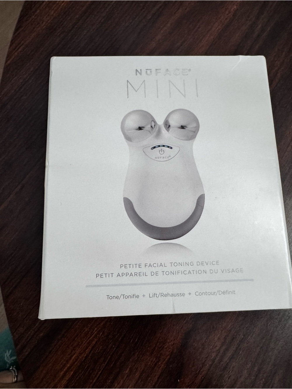 NuFace Mini Petite Facial Toning Device - White and Silver Accents